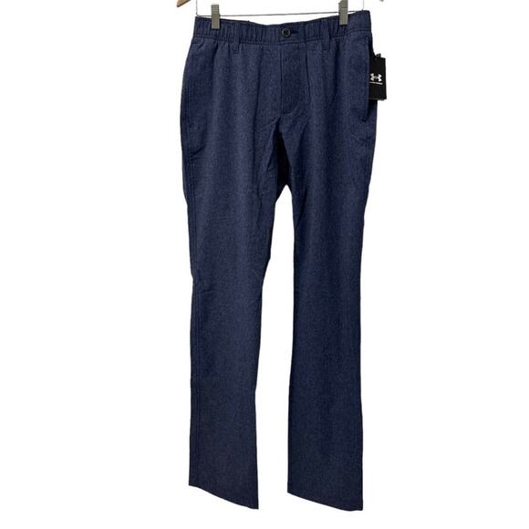 Under Armour Pants Mens 30 x 34‎ Vented Golf Blue Performance Stretch - Picture 1 of 10